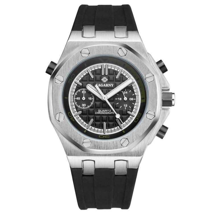 CAGARNY 6861 Checkered Pattern Polygonal Dial Quartz Silicone Strap Watch(Black Dial Black Belt)
CAGARNY 6861 Checkered Pattern Polygonal Dial Quartz Silicone Strap Watch(Black Dial Black Belt)
