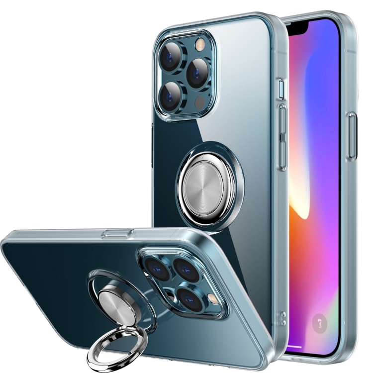 Shockproof Matte Transparent TPU Protective Case with Ring Holder For iPhone 13 Pro Max(White)
Shockproof Matte Transparent TPU Protective Case with Ring Holder For iPhone 13 Pro Max(White)