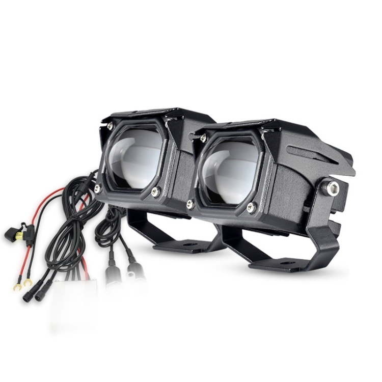 2 PCS U9 Plus 9-85V 30W Motorcycle / Car IP68 Waterproof External LED Glare Small Steel Cannon Lens Headlight Spotlight, Specification:C Suit
2 PCS U9 Plus 9-85V 30W Motorcycle / Car IP68 Waterproof External LED Glare Small Steel Cannon Lens Headlight Spotlight, Specification:C Suit