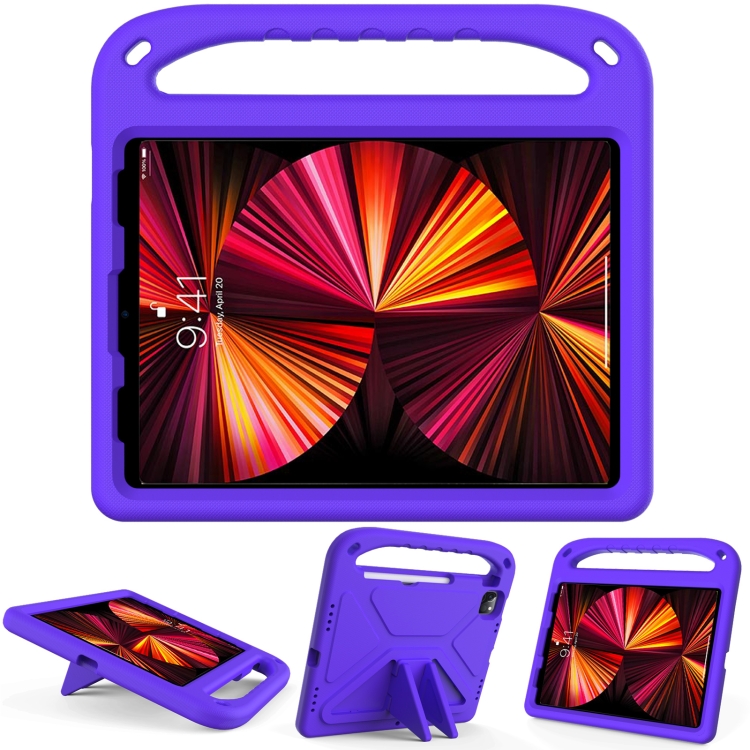 Handle Portable EVA Shockproof Protective Case with Triangle Holder For iPad Air 10.9 2020 / iPad Pro 11 2021 / 2020(Purple)
Handle Portable EVA Shockproof Protective Case with Triangle Holder For iPad Air 10.9 2020 / iPad Pro 11 2021 / 2020(Purple)