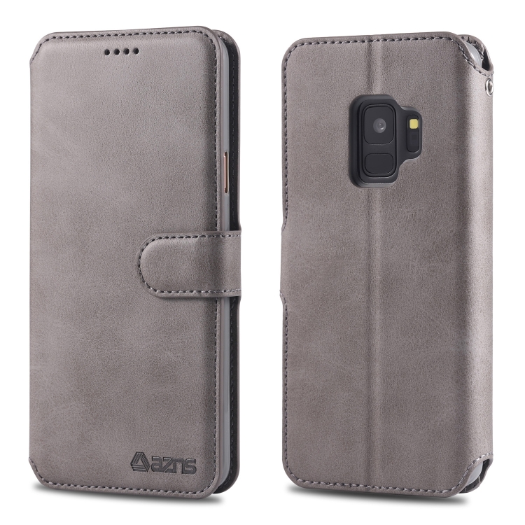 For Galaxy S9 AZNS Calf Texture Magnetic Horizontal Flip PU Leather Case with Holder & Card Slots & Photo Frame(Gray)
For Galaxy S9 AZNS Calf Texture Magnetic Horizontal Flip PU Leather Case with Holder & Card Slots & Photo Frame(Gray)