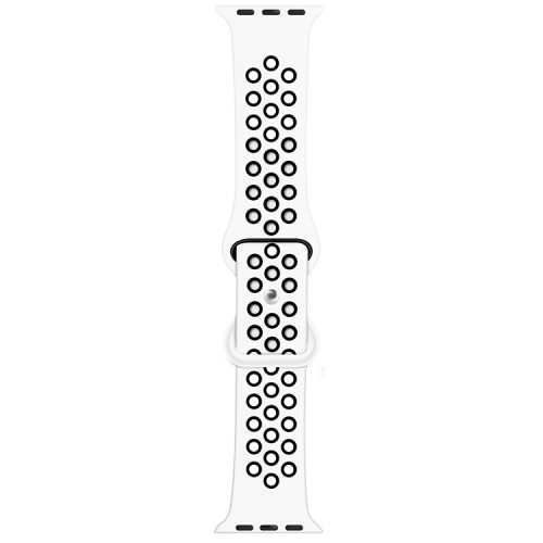 Butterfly Buckle Dual-tone Liquid Silicone Replacement Watchband For Apple Watch Series 7 41mm / 6 & SE & 5 & 4 40mm / 3 & 2 & 1 38mm(White+Black)
Butterfly Buckle Dual-tone Liquid Silicone Replacement Watchband For Apple Watch Series 7 41mm / 6 & SE & 5 & 4 40mm / 3 & 2 & 1 38mm(White+Black)