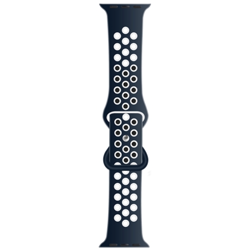 Butterfly Buckle Dual-tone Liquid Silicone Replacement Watchband For Apple Watch Series 7 41mm / 6 & SE & 5 & 4 40mm / 3 & 2 & 1 38mm(Navy+White)
Butterfly Buckle Dual-tone Liquid Silicone Replacement Watchband For Apple Watch Series 7 41mm / 6 & SE & 5 & 4 40mm / 3 & 2 & 1 38mm(Navy+White)