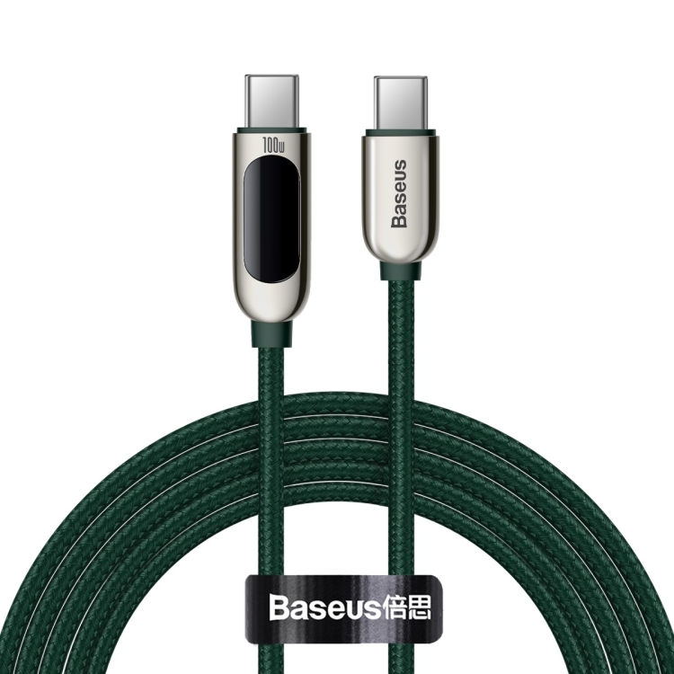 Baseus CATSK-C06 100W USB-C / Type-C to USB-C / Type-C Display Fast Charging Data Cable, Cable Length:2m(Dark Green)
Baseus CATSK-C06 100W USB-C / Type-C to USB-C / Type-C Display Fast Charging Data Cable, Cable Length:2m(Dark Green)