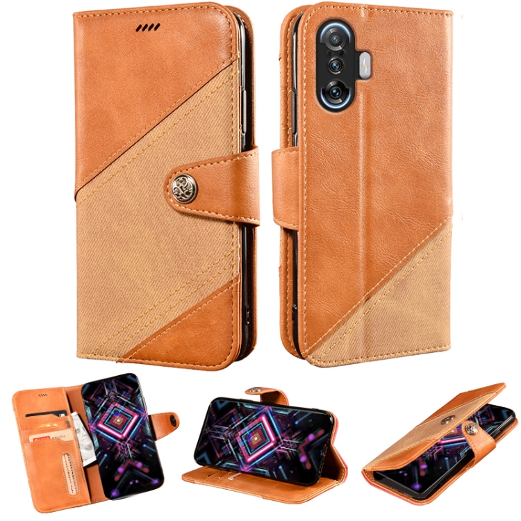For Xiaomi Poco F3 GT Contrast Color Splicing Retro Texture Horizontal Flip PU Leather Case with Card Slots & Holder & Wallet(Brown)
For Xiaomi Poco F3 GT Contrast Color Splicing Retro Texture Horizontal Flip PU Leather Case with Card Slots & Holder & Wallet(Brown)