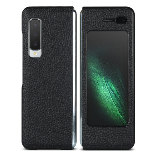 For Samsung Galaxy Fold Lychee Texture Leather Folding Protective Case(Black)
For Samsung Galaxy Fold Lychee Texture Leather Folding Protective Case(Black)