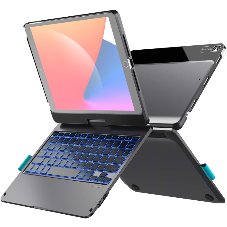 WIWU Waltz Colorful Backlit Rotating Bluetooth Keyboard Leather Tablet Case with Stand & Pen Slot & Touchpad For iPad 10.2 / Pro 10.5 inch(Black)
WIWU Waltz Colorful Backlit Rotating Bluetooth Keyboard Leather Tablet Case with Stand & Pen Slot & Touchpad For iPad 10.2 / Pro 10.5 inch(Black)