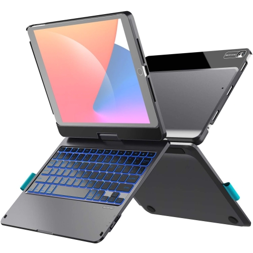 WIWU Waltz Colorful Backlit Rotating Bluetooth Keyboard Leather Case with Stand & Pen Slot & Touchpad For iPad Air 2020 10.9 / Pro 11 inch(Black)
WIWU Waltz Colorful Backlit Rotating Bluetooth Keyboard Leather Case with Stand & Pen Slot & Touchpad For iPad Air 2020 10.9 / Pro 11 inch(Black)