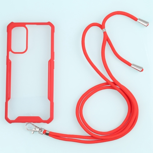 For OPPO Reno5 4G/5G Acrylic + Color TPU Shockproof Case with Neck Lanyard(Red)
For OPPO Reno5 4G/5G Acrylic + Color TPU Shockproof Case with Neck Lanyard(Red)