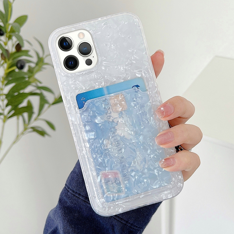 Shell Texture TPU Protective Case with Card Slot For iPhone 11 Pro Max(White)
Shell Texture TPU Protective Case with Card Slot For iPhone 11 Pro Max(White)