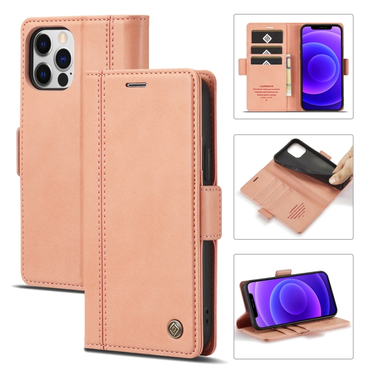 LC.IMEEKE Magnetic Buckle PU + TPU Horizontal Flip Leather Case with Holder & Card Slots & Wallet For iPhone 12 / 12 Pro(Rose Gold)
LC.IMEEKE Magnetic Buckle PU + TPU Horizontal Flip Leather Case with Holder & Card Slots & Wallet For iPhone 12 / 12 Pro(Rose Gold)