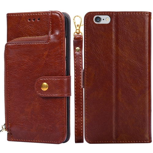 Zipper Bag PU + TPU Horizontal Flip Leather Case with Holder & Card Slot & Wallet & Lanyard For iPhone 6 / 6S(Brown)
Zipper Bag PU + TPU Horizontal Flip Leather Case with Holder & Card Slot & Wallet & Lanyard For iPhone 6 / 6S(Brown)