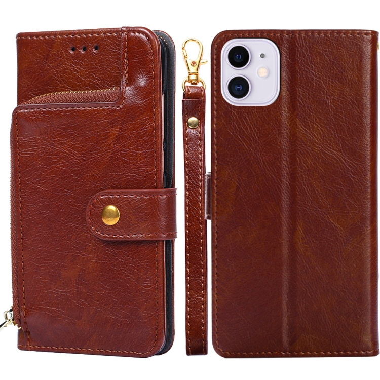 Zipper Bag PU + TPU Horizontal Flip Leather Case with Holder & Card Slot & Wallet & Lanyard For iPhone 11(Brown)
Zipper Bag PU + TPU Horizontal Flip Leather Case with Holder & Card Slot & Wallet & Lanyard For iPhone 11(Brown)