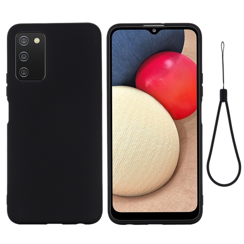 For Samsung Galaxy A03s (166.59mm) Pure Color Liquid Silicone Shockproof Full Coverage Case(Black)
For Samsung Galaxy A03s (166.59mm) Pure Color Liquid Silicone Shockproof Full Coverage Case(Black)