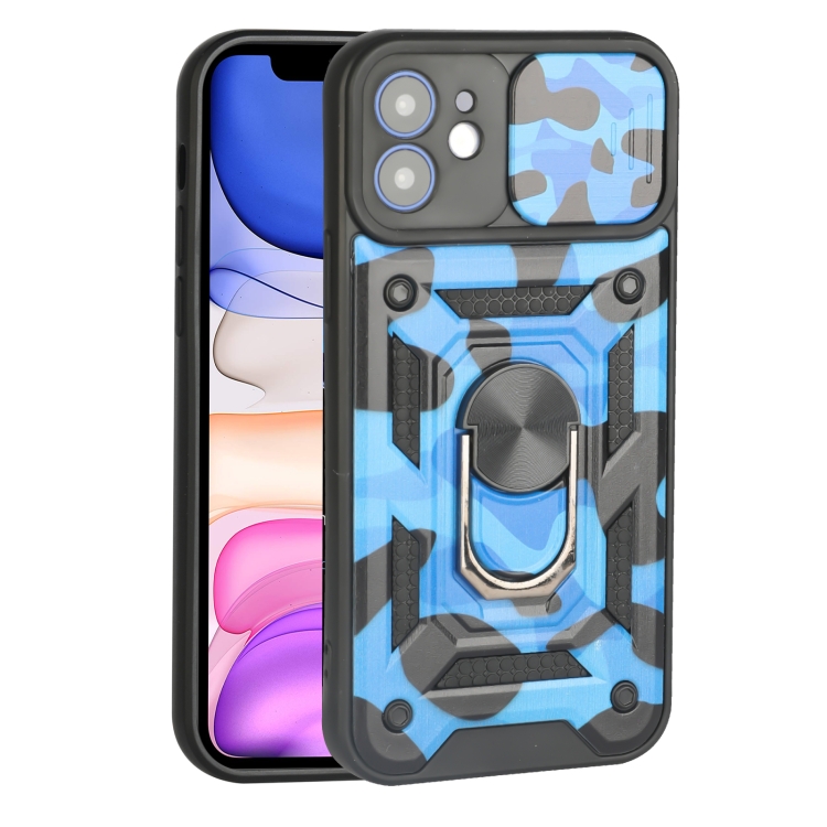 Sliding Camera Cover Design Camouflage Series TPU+PC Protective Case For iPhone 11(Blue)
Sliding Camera Cover Design Camouflage Series TPU+PC Protective Case For iPhone 11(Blue)
