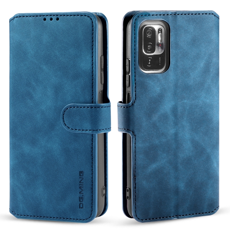 For Xiaomi Redmi Note 10 5G DG.MING Retro Oil Side Horizontal Flip Leather Case with Holder & Card Slots & Wallet(Blue)
For Xiaomi Redmi Note 10 5G DG.MING Retro Oil Side Horizontal Flip Leather Case with Holder & Card Slots & Wallet(Blue)