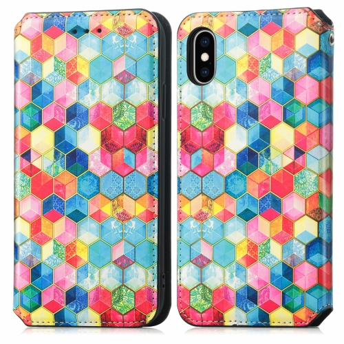 Colorful Magnetic Horizontal Flip PU Leather Case with Holder & Card Slot & Wallet For iPhone XR(Magic Space)
Colorful Magnetic Horizontal Flip PU Leather Case with Holder & Card Slot & Wallet For iPhone XR(Magic Space)