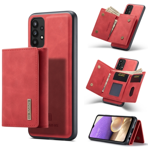 For Samsung Galaxy A32 5G DG.MING M1 Series 3-Fold Multi Card Wallet + Magnetic Back Cover Shockproof Case with Holder Function(Red)
For Samsung Galaxy A32 5G DG.MING M1 Series 3-Fold Multi Card Wallet + Magnetic Back Cover Shockproof Case with Holder Function(Red)
