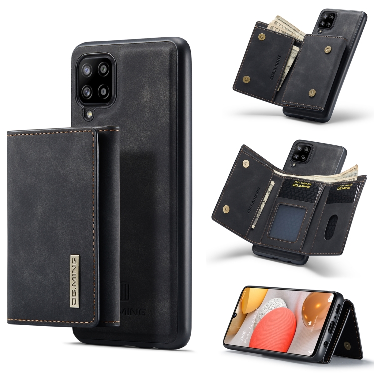For Samsung Galaxy A42 5G DG.MING M1 Series 3-Fold Multi Card Wallet + Magnetic Back Cover Shockproof Case with Holder Function(Black)
For Samsung Galaxy A42 5G DG.MING M1 Series 3-Fold Multi Card Wallet + Magnetic Back Cover Shockproof Case with Holder Function(Black)