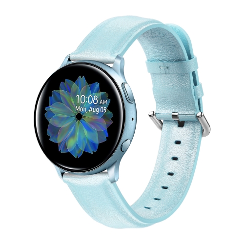 For Galaxy Watch Active 2 Smart Watch Genuine Leather Wrist Strap Watchband, Size:22mm(Light Blue)
For Galaxy Watch Active 2 Smart Watch Genuine Leather Wrist Strap Watchband, Size:22mm(Light Blue)
