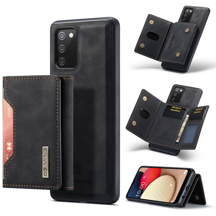 For Samsung Galaxy A02s DG.MING M2 Series 3-Fold Multi Card Bag + Magnetic Back Cover Shockproof Case with Wallet & Holder Function(Black)
For Samsung Galaxy A02s DG.MING M2 Series 3-Fold Multi Card Bag + Magnetic Back Cover Shockproof Case with Wallet & Holder Function(Black)