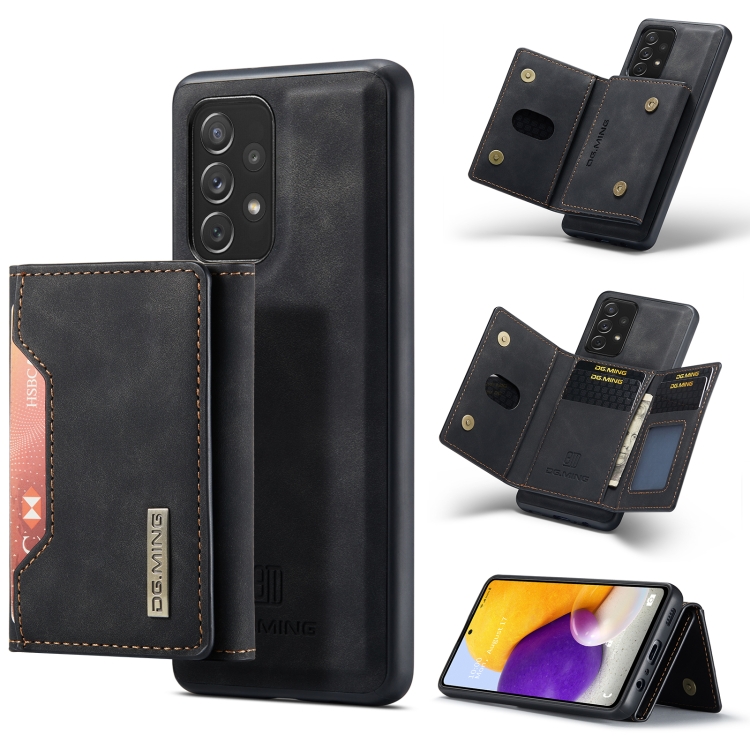 For Samsung Galaxy A72 5G / 4G DG.MING M2 Series 3-Fold Multi Card Bag + Magnetic Back Cover Shockproof Case with Wallet & Holder Function(Black)
For Samsung Galaxy A72 5G / 4G DG.MING M2 Series 3-Fold Multi Card Bag + Magnetic Back Cover Shockproof Case with Wallet & Holder Function(Black)