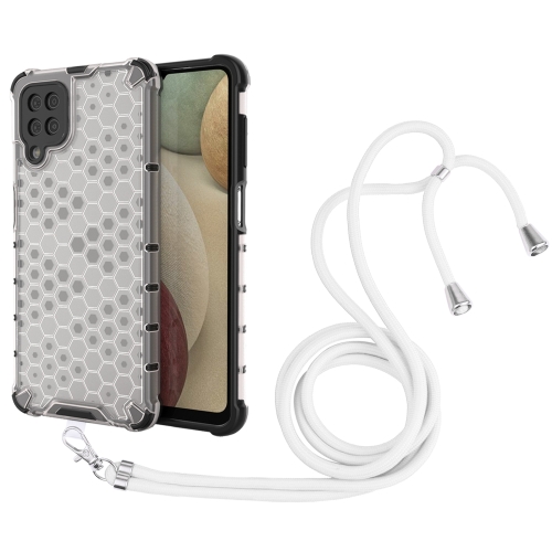 For Samsung Galaxy A12 5G Shockproof Honeycomb PC + TPU Case with Neck Lanyard(White)
For Samsung Galaxy A12 5G Shockproof Honeycomb PC + TPU Case with Neck Lanyard(White)