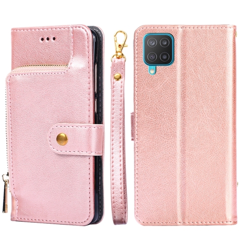 For Samsung Galaxy F12 / M12 Zipper Bag PU + TPU Horizontal Flip Leather Case with Holder & Card Slot & Wallet & Lanyard(Rose Gold)
For Samsung Galaxy F12 / M12 Zipper Bag PU + TPU Horizontal Flip Leather Case with Holder & Card Slot & Wallet & Lanyard(Rose Gold)