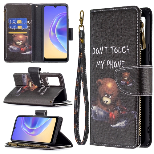 For vivo V21e 4G Colored Drawing Pattern Zipper Horizontal Flip Leather Case with Holder & Card Slots & Wallet(Bear)
For vivo V21e 4G Colored Drawing Pattern Zipper Horizontal Flip Leather Case with Holder & Card Slots & Wallet(Bear)
