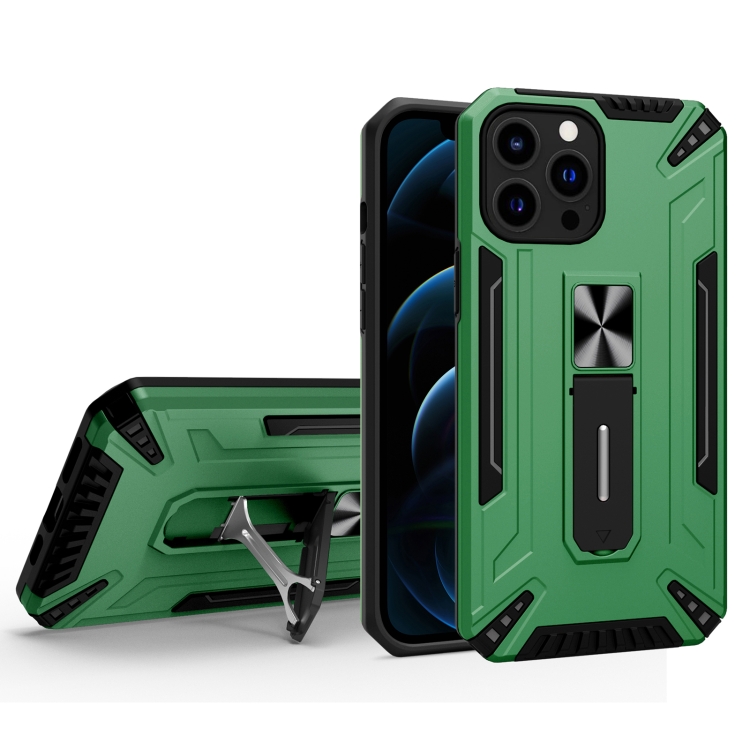 War-god Armor TPU + PC Shockproof Magnetic Protective Case with Folding Holder For iPhone 13 Pro(Dark Green)
War-god Armor TPU + PC Shockproof Magnetic Protective Case with Folding Holder For iPhone 13 Pro(Dark Green)