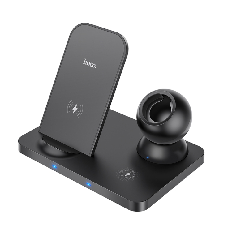 hoco CW33 3 In 1 Vertical Style Wireless Fast Charging Station Stand for iPhone & Apple Watch & AirPods(Black)
hoco CW33 3 In 1 Vertical Style Wireless Fast Charging Station Stand for iPhone & Apple Watch & AirPods(Black)