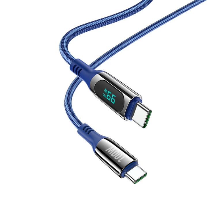 S51 100W Type-C / USB-C to Type-C / USB-C Digital Display Charging Data Cable, Length: 1.2m(Blue)
S51 100W Type-C / USB-C to Type-C / USB-C Digital Display Charging Data Cable, Length: 1.2m(Blue)