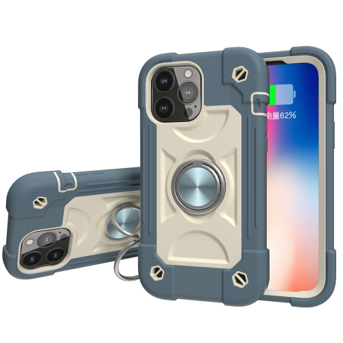 Shockproof Silicone + PC Protective Case with Dual-Ring Holder For iPhone 13 mini(Daisy Blue)
Shockproof Silicone + PC Protective Case with Dual-Ring Holder For iPhone 13 mini(Daisy Blue)