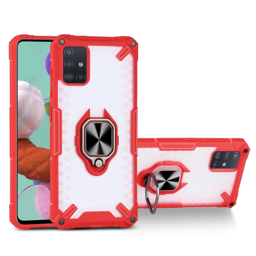 Matte TPU + PC Magnetic Shockproof Case with Ring Holder For Samsung Galaxy A51(Red)
Matte TPU + PC Magnetic Shockproof Case with Ring Holder For Samsung Galaxy A51(Red)