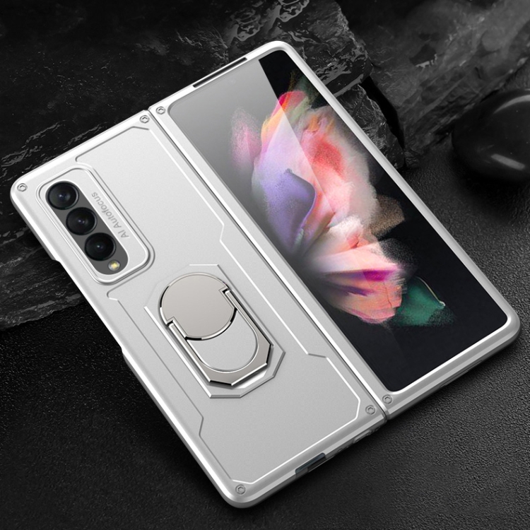 For Samsung Galaxy Z Fold3 5G GKK Foldable Shockproof PC Case with Ring Holder(Silver)
For Samsung Galaxy Z Fold3 5G GKK Foldable Shockproof PC Case with Ring Holder(Silver)