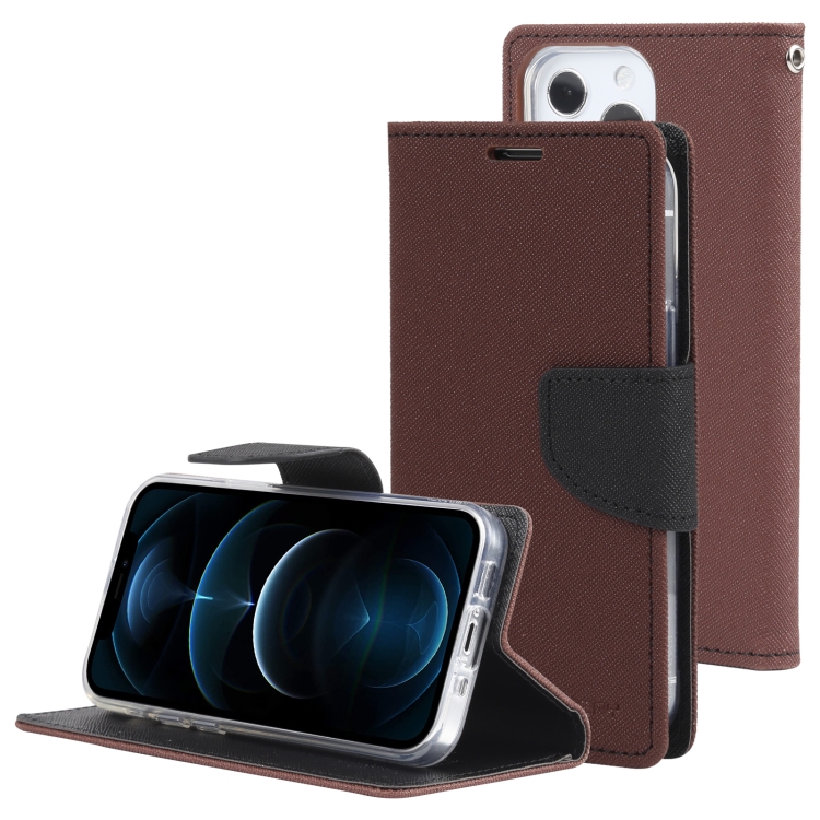 GOOSPERY FANCY DIARY Cross Pattern Horizontal Flip Leather Case with Holder & Card Slots & Wallet For iPhone 13 Pro Max(Brown)
GOOSPERY FANCY DIARY Cross Pattern Horizontal Flip Leather Case with Holder & Card Slots & Wallet For iPhone 13 Pro Max(Brown)