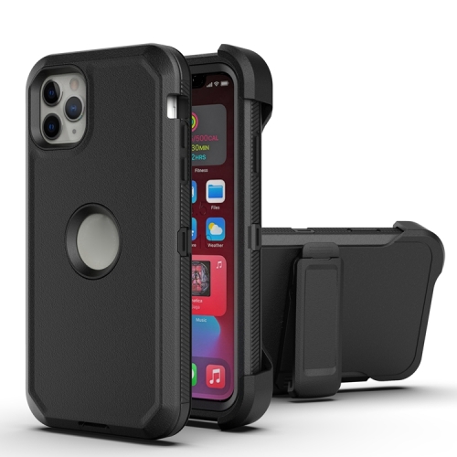 Robot Shockproof Silicone + PC Protective Case with Back Clip Holder For iPhone 11 Pro(Black Black)
Robot Shockproof Silicone + PC Protective Case with Back Clip Holder For iPhone 11 Pro(Black Black)