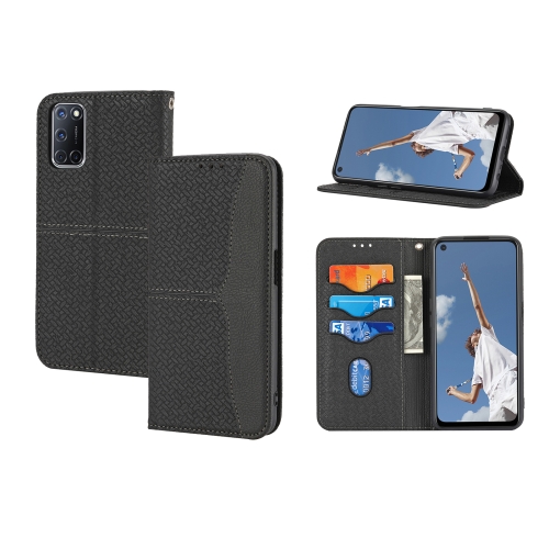 For OPPO A54 Woven Texture Stitching Magnetic Horizontal Flip PU Leather Case with Holder & Card Slots & Wallet & Lanyard(Black)
For OPPO A54 Woven Texture Stitching Magnetic Horizontal Flip PU Leather Case with Holder & Card Slots & Wallet & Lanyard(Black)