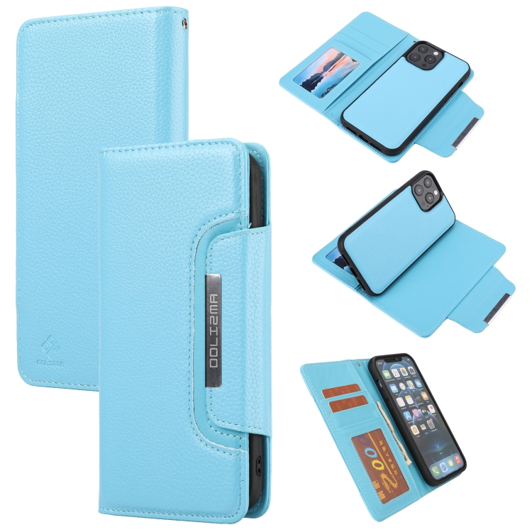 Litchi Texture Detachable Horizontal Flip PU Leather Case with Holder & Card Slots & Wallet & Photo Frame For iPhone 13 Pro(Blue)
Litchi Texture Detachable Horizontal Flip PU Leather Case with Holder & Card Slots & Wallet & Photo Frame For iPhone 13 Pro(Blue)