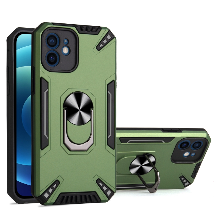 PC + TPU Protective Case with 360 Degrees Rotatable Ring Holder For iPhone 12(Dark Green)
PC + TPU Protective Case with 360 Degrees Rotatable Ring Holder For iPhone 12(Dark Green)