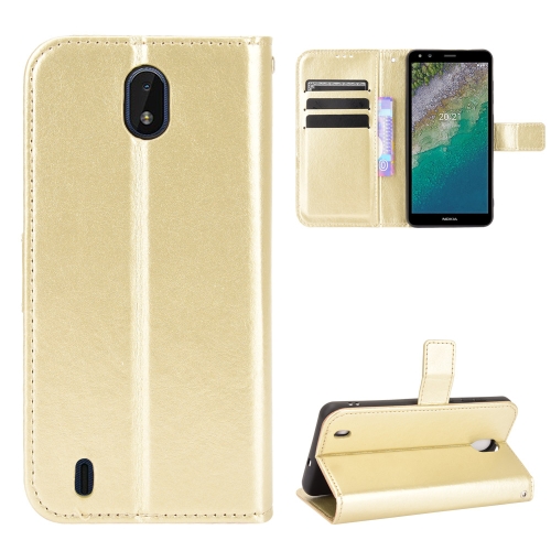 For Nokia C01 Plus Crazy Horse Texture Horizontal Flip Leather Case with Holder & Card Slots & Lanyard(Gold)
For Nokia C01 Plus Crazy Horse Texture Horizontal Flip Leather Case with Holder & Card Slots & Lanyard(Gold)