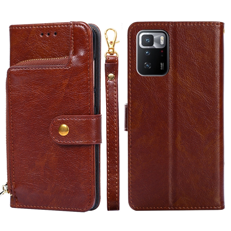 Zipper Bag PU + TPU Horizontal Flip Leather Case with Holder & Card Slot & Wallet & Lanyard For Xiaomi Redmi Note 10 Pro 5G CN Version(Brown)
Zipper Bag PU + TPU Horizontal Flip Leather Case with Holder & Card Slot & Wallet & Lanyard For Xiaomi Redmi Note 10 Pro 5G CN Version(Brown)