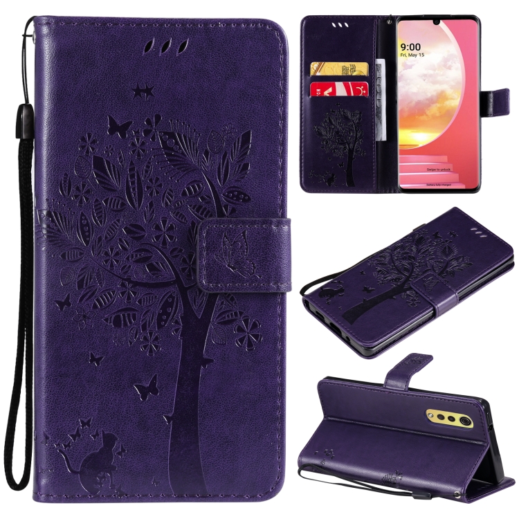 Tree & Cat Pattern Pressed Printing Horizontal Flip PU Leather Case with Holder & Card Slots & Wallet & Lanyard For LG Velvet 2 Pro(Purple)
Tree & Cat Pattern Pressed Printing Horizontal Flip PU Leather Case with Holder & Card Slots & Wallet & Lanyard For LG Velvet 2 Pro(Purple)