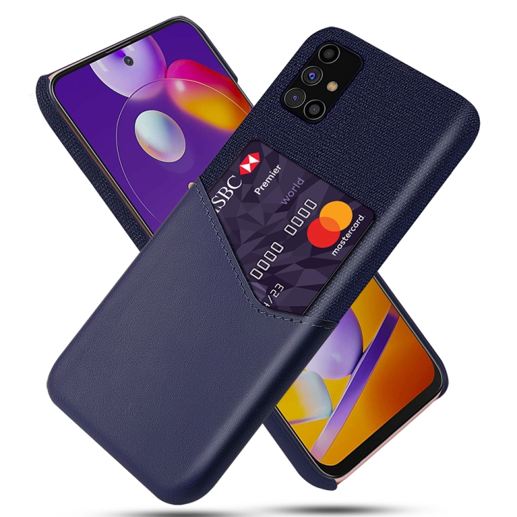 For Samsung Galaxy M31s Cloth Texture PC + PU Leather Back Cover Shockproof Case with Card Slot(Blue)
For Samsung Galaxy M31s Cloth Texture PC + PU Leather Back Cover Shockproof Case with Card Slot(Blue)