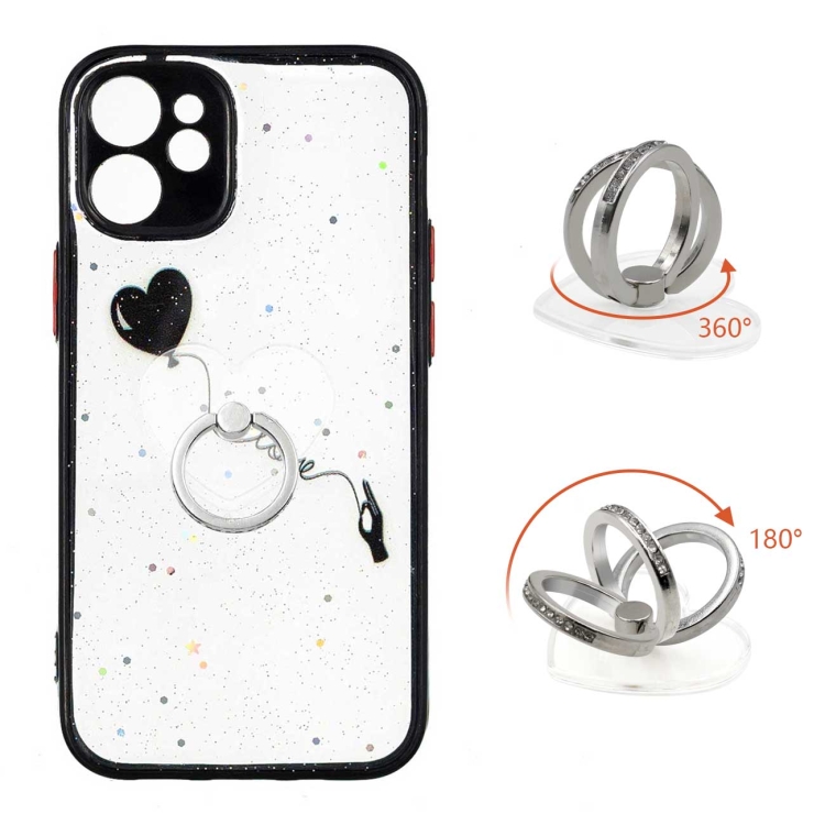 Colored Drawing Starry Sky Epoxy TPU Shockproof Case with Ring Holder For iPhone 12 mini(Heart)
Colored Drawing Starry Sky Epoxy TPU Shockproof Case with Ring Holder For iPhone 12 mini(Heart)