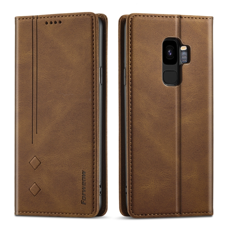 For Samsung Galaxy S9+ Forwenw F2 Series Magnetic Horizontal Flip Leather Case with Holder & Card Slots & Wallet(Brown)
For Samsung Galaxy S9+ Forwenw F2 Series Magnetic Horizontal Flip Leather Case with Holder & Card Slots & Wallet(Brown)