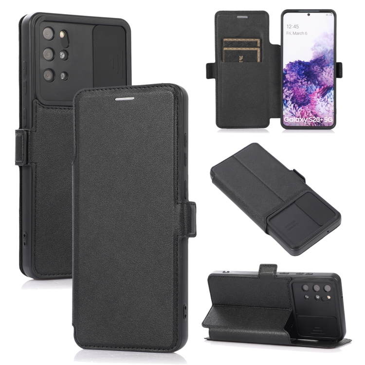 Push Window Double Buckle PU + Silicone Horizontal Flip Leather Case with Holder & Card Slot For Samsung Galaxy S20+ 5G(Black)
Push Window Double Buckle PU + Silicone Horizontal Flip Leather Case with Holder & Card Slot For Samsung Galaxy S20+ 5G(Black)