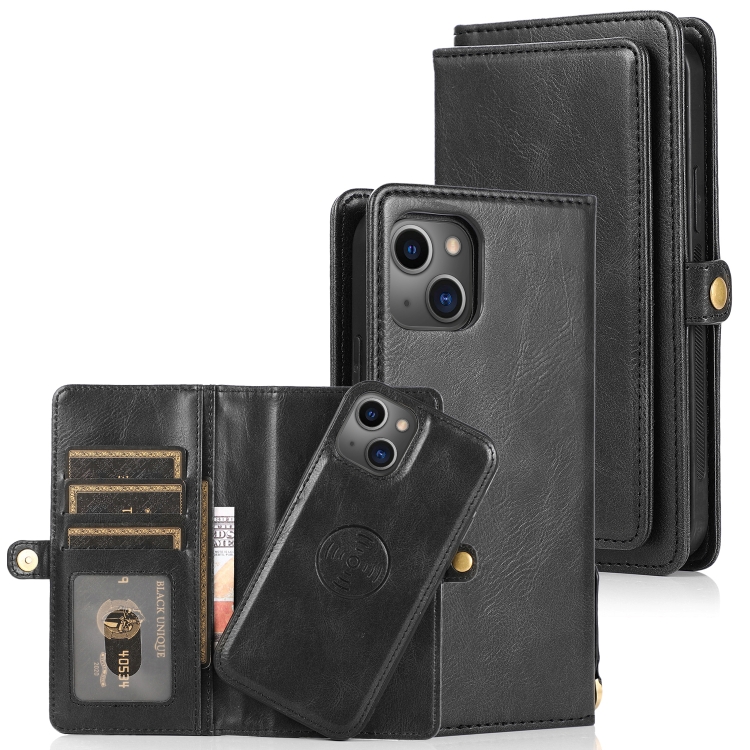 Strong Magnetic Detachable Horizontal Flip Leather Case with Card Slots & Wallet For iPhone 13 Pro Max(Black)
Strong Magnetic Detachable Horizontal Flip Leather Case with Card Slots & Wallet For iPhone 13 Pro Max(Black)