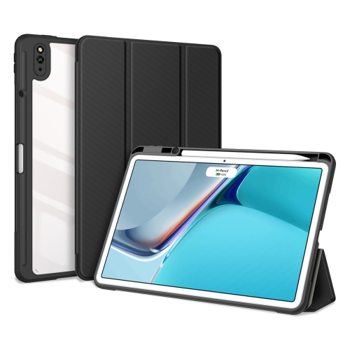 

For Huawei MatePad 11 (2021) DUX DUCIS TOBY Series Antiskid PU Leather + PC + TPU Horizontal Flip Case with Holder & Pen Slot & Sleep / Wake-up Function(Black)