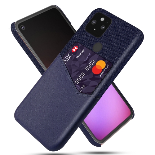 For Google Pixel 5 Cloth Texture PC + PU Leather Back Cover Shockproof Case with Card Slot(Blue)
For Google Pixel 5 Cloth Texture PC + PU Leather Back Cover Shockproof Case with Card Slot(Blue)